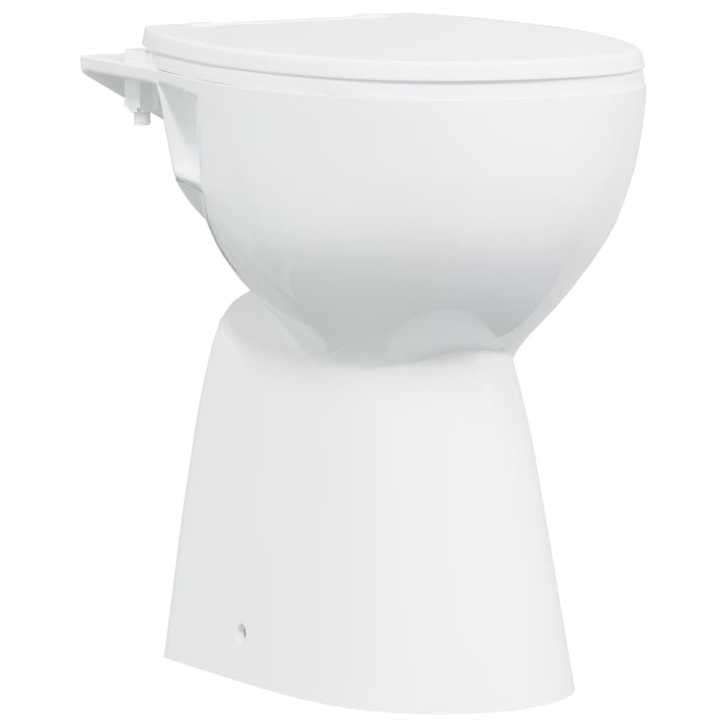 Genérico Inodoro sin Borde, 7 cm Altura Extra, Cierre Suave, cerámica,Bricolaje,Fontanería,Piezas para fontanería,Baños y bidés,Baños,145779