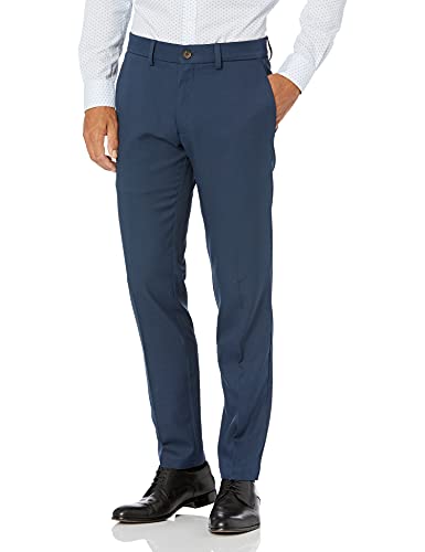 Haggar Cool 18 Pro Heather Slim Fit Flat Front Superflex Waist Pant Pants