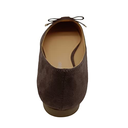 CasfelRen Womens Flats Comfortable Pointed Toe Dressy Ballet Flats Slip on Cute Women's Flats Shoes2