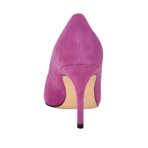 Image of Nine West Women's Gemmha Dark Pink Suede 8.5 Medium