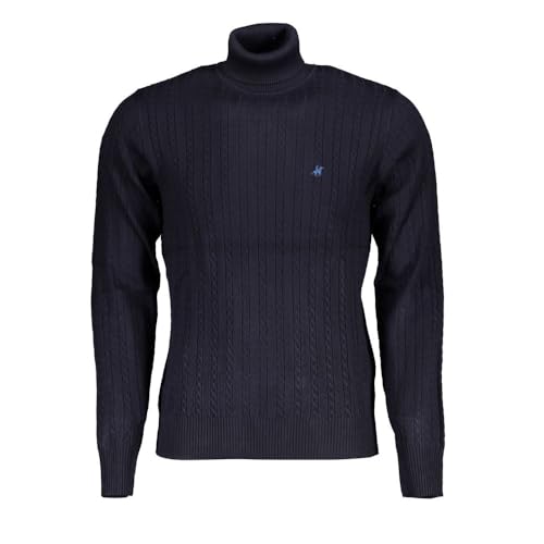 Pull col roulé Homme U.S. Grand Polo avec broderie tressée en tricot élégant