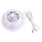 Sdfafrreg Mini Lavavajillas, Lavaplatos ABS sin Fugas USB Portátil con Ventosa para Cocina para el Hogar(Blanco)