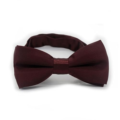 Adjustable Bow Ties Pre Tied Bow Tie Fashion Boys Neck Bowties s Bow Tie for Prom Banquet Stage Performance Formal Party, Dark Brown2