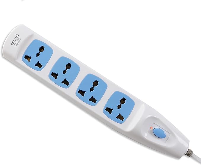 Orion 4+1 Socket Power Strip Extension Boards | 220 Volts Universal Sockets Extension Board with 1 Master Switch with LED Indicator Extension Cord for Home Appliances 1500W - (4 Meter Cable) (B0D35L7DDM) Amazon Price History, Amazon Price Tracker