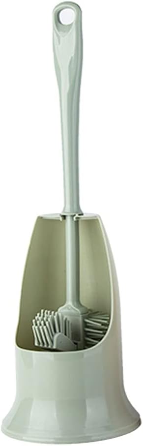 Toilet Cleaner Brush Toilet Brush and Holder, Bathroom Toilet Brush Holder Set, Toilet Cleaning Brush Kit with Soft Bristle Brush Brush for Bathroom(C)