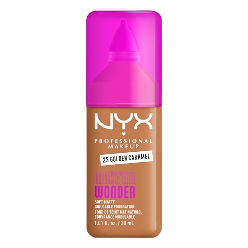 NYX Professional Makeup - Make 'Em Wonder - Fond de Teint - Tenue 24h - Pas d'effet plâtre - Acide...