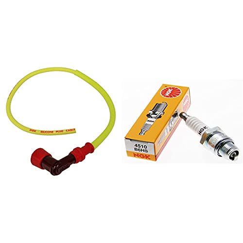 NGK Cappuccio Candela Racing Completo Di Cavo Schermato & 4510 B6Hs Candela