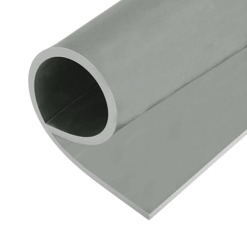 QUARKZMAN Silicone Rubber Sheet 1/4 Dick X 12 Breite X 12 Länge Antirutsch Dichtungsmaterial Silikonmatten Für Basteln Unterlagen Dichtungen Stoßfänger Polsterung DIY Material Grau