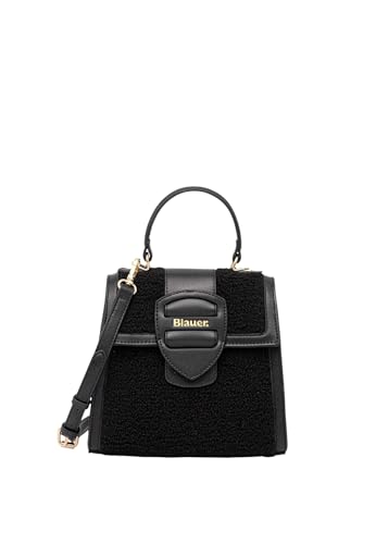 Sac bandoulière Blauer Wally chic en simili-cuir noir avec finitions premium