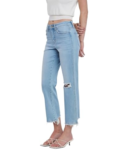 VERVET High Rise Regular Straight Jeans T65074