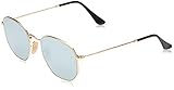 Protective case included Ray-Ban Unisex Rb 3548n Sonnenbrille, Gold (Gestell: Gold,Gläser: grau 001/30), Small (Herstellergröße: 48)