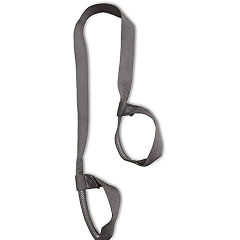 Clever Yoga Mat Strap Sling Made With The Best, Durable Cotton Gray Cover