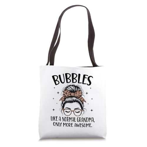 BUBBLES Like A Normal Grandma Only More Awesome Mother's Day Tote Bag miniatura 1