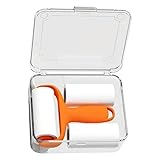 Rullo del nastro adesivo, dimensioni di viaggio cani appiccicosi gatti strumenti per la rimozione dei peluri, mini rullo lanugine dimensioni viaggio, per divano tappezzeria mobili tappeto vestiti