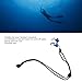Tomedny Swimming Nose Clip, Swim Nose Plugs with Lanyard Aluminum Alloy Swimming Plugs for Diving and Other Water Sports (Blue)
