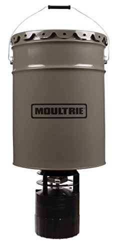 Moultrie Pro Hunter Hanging Deer Feeder | 6.5-Gallon | Pro Hunter Feeder Kit | 40 lb. Capacity