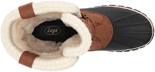 Lugz Women's Stormy Classic 6-inch Duck Toe Waterproof Fashion Boot Snow,Roasted Peanut/Cream/Black,8 | Image 4