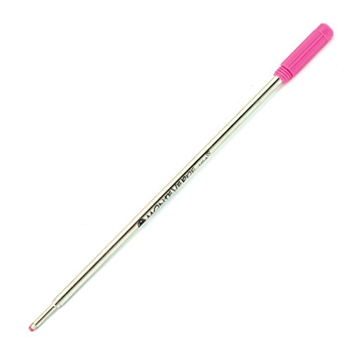 Monteverde Recharges pour Stylo à bille Pointe moyenne, rouleau souple, compatible Stylos Cross - Rose (Lot de 2) Cover