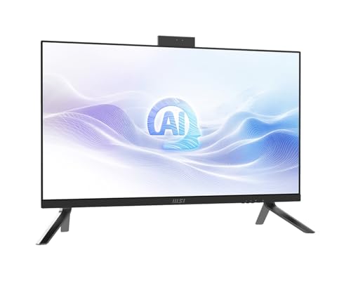 Image of MSI Modern AM273Q AI 1UM AIO | 27 inch 2560x1440 QHD | Core Ultra 7-155H - 1TB SSD Hard Drive - 32GB RAM | 16 cores @ 4.8 GHz Win 11 Pro Black