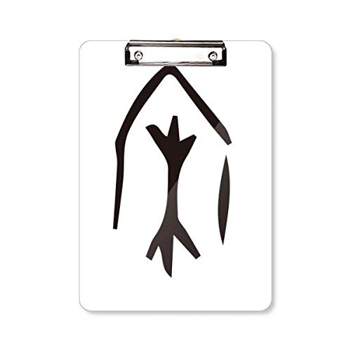 Porte-bloc A4 avec inscription Bone et nom de famille chinois
