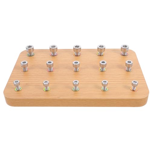 Exercices des doigts et coordination œil-main avec planche de motricité fine