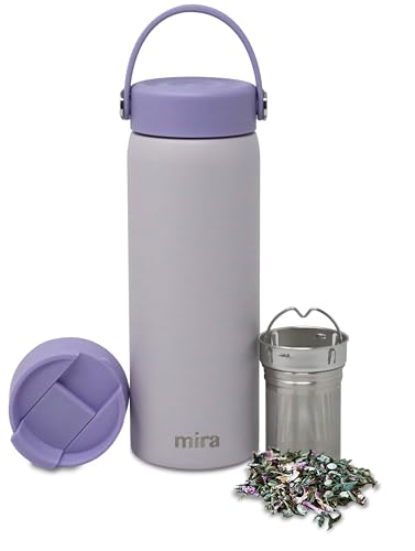 MIRA 18 oz Tea Infuser Thermo - Stainless Steel Travel Bottl...