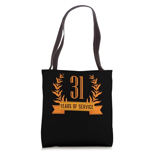 Bolso tote para celebrar 31 años de servicio laboral miniatura 1