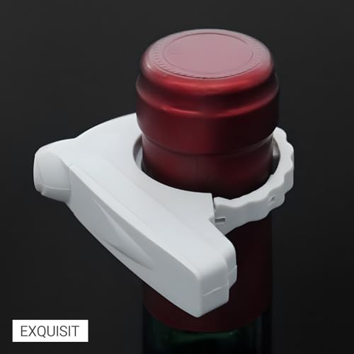 Secureyvill 58kHz AM Sicherheitsetiketten für Flaschen, Wiederverwendbares Plastik-Anti-Diebstahl-Schloss für Wein & Spirituosen, EAS AM Schutz für Einzelhandel, Supermärkte & Minimärkte (50 Stück)