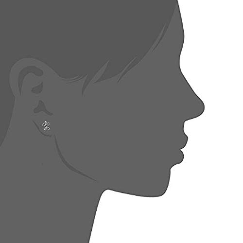 Women's 925 Oxidized Sterling Silver Filigree Sea Turtle Post Stud Earrings, 11 Mm #TOP3