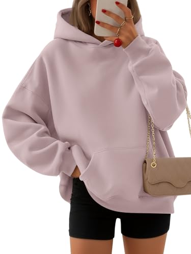 Image of EFAN Women's Hoodies Oversized Sweatshirt Comfort Fleece Sweaters | Cozy Trendy Pullover Hoodies, Sweatshirts with Pockets For Fall & Winter
