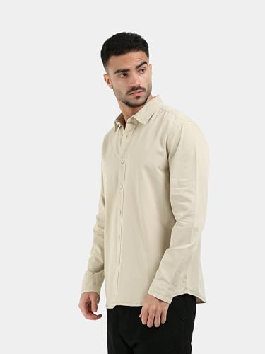Image of StitchX Men's Full Sleeve Core Essentials Twill Over-Dyed Shirt XS-2XL