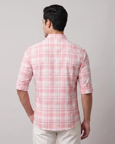 Image of Afflatus Men's Checked Casual Premium Cotton Blend Full Sleeve Regular Fit Check Shirt for Man | Stylish Checks Shirt for Casual Wear | Cotton Shirt for Men