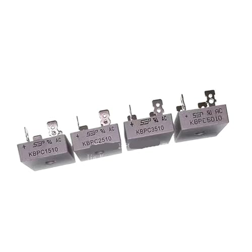 Puentes rectificadores KBPC de 1000V con formato DIP-4 en pack de 5 unidades
