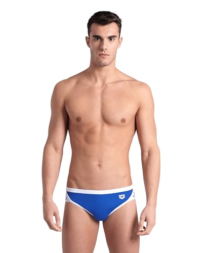 Image of ARENA Men's Icons Solid Swim Briefs Professional Training Swimsuit Sports Trunk