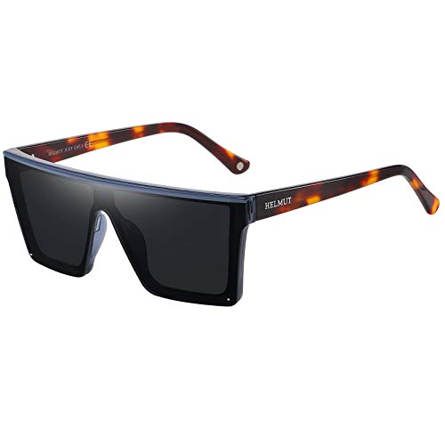 H Helmut Just Gafas De Sol Para Cuadradas Para Hombre Gran Tamaño Nylon Lente Montura Ligero De Tr90 Patilla De Acetato Hj1008 H Helmut Just Gafas De Sol Para Cuadradas Para Hombre Gran Tamaño Nylon Lente Montura Ligero De Tr90 Patilla De Acetato Hj1008