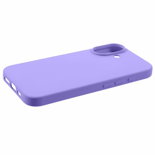 Image of ArmourPro Silicone Back Case for iPhone 16 Soft-Touch Case | Purple