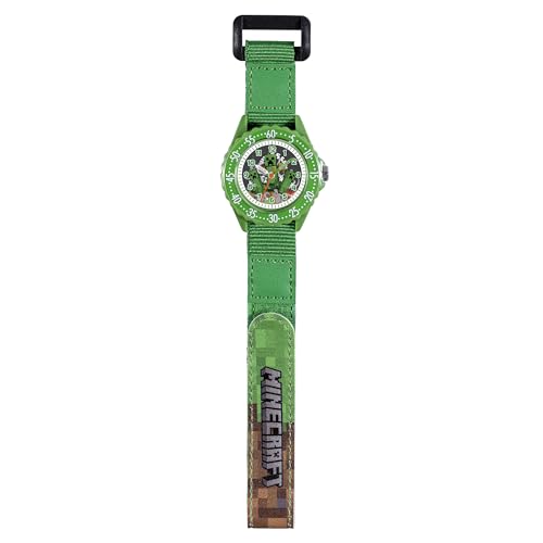 Accutime Minecraft Montre d'apprentissage de l'heure à fermeture facile – vue 2