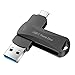 Produktbild USB C Stick 512GB USB 3.1 Type C Speicher Stick USB C Flash Laufwerk 2in1 OTG Externer Speicher Photo Stick für USB-C Smartphones Tablets Neue MacBook Laptops Computer BKB 512G Black