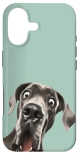 Funny Great Dane Taking a Selfie Dog Mom Puppy Dad Case for iPhone 17