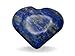 Amazing Gemstone, Pietra di palma a cuore di cristallo di lapislazzuli, pietra di preoccupazione per massaggio tascabile per bilanciamento naturale dei chakra, guarigione Reiki e griglia di cristallo
