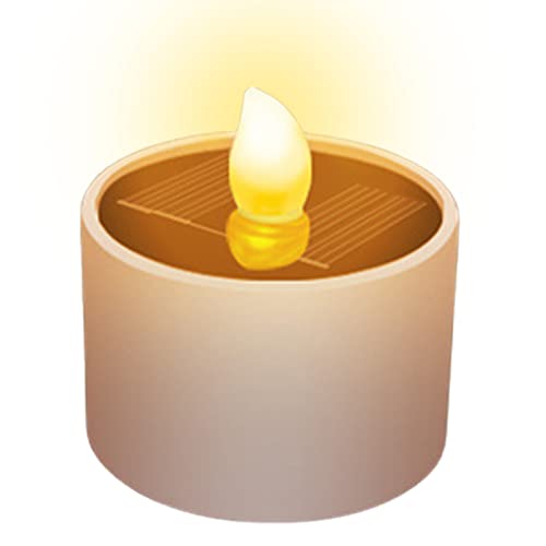 ℘Affidabili da usare: senza fumo, senza fiamma, senza fuoco, senza calore, queste candele a LED a luce solare riducono i problemi invisibili causati dalla tradizionale combustione delle candele e possono essere utilizzate in presenza di bambini, bambini, animali domestici preoccupati per incidenti legati al fuoco.