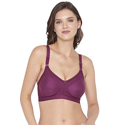 Image of SOUMINIE - Minimizer Bra - Non Padded - Cotton Rich - Broad Straps - Full Coverage - Wireless Seamless T-Shirt Bra
