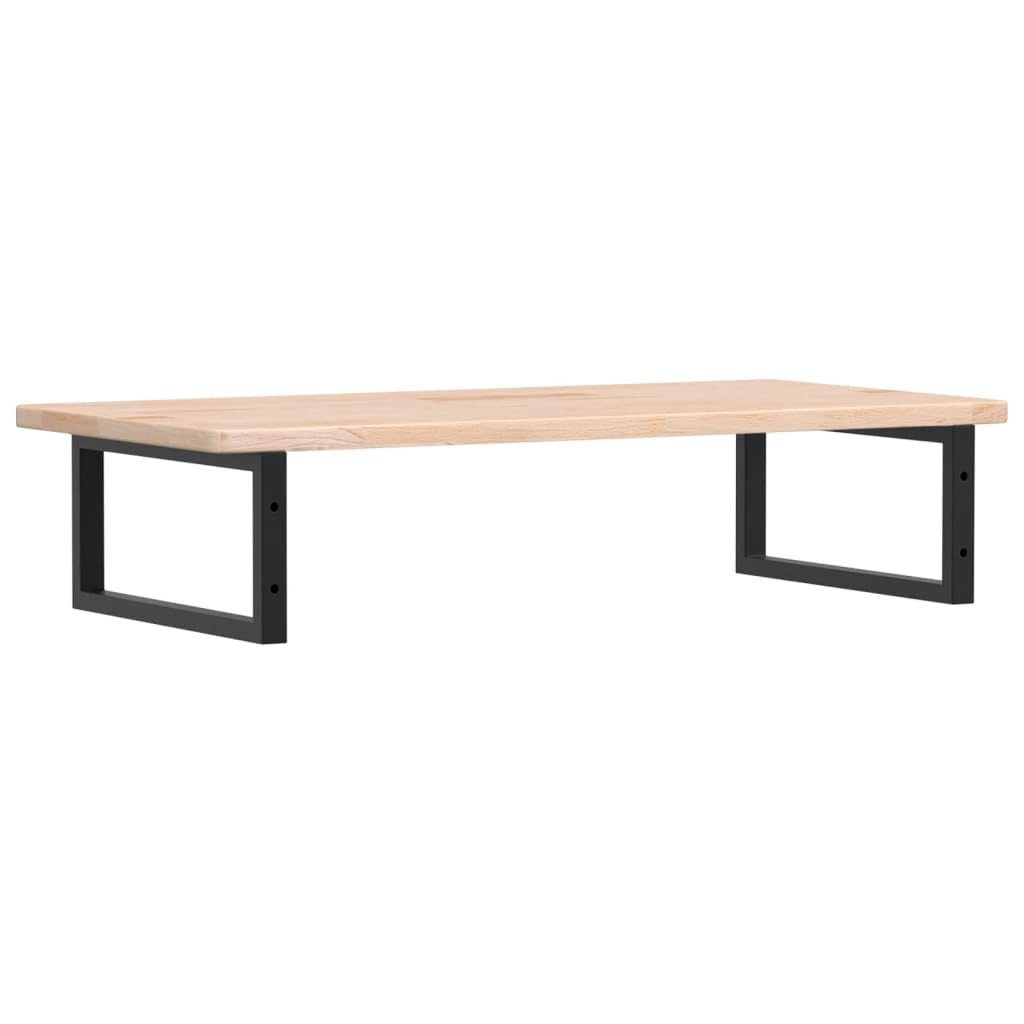 Owox - Tapa para lavabo (100 x 50 x 2,5 cm, roble negro, soporte de acero, 100 kg, para baño)
