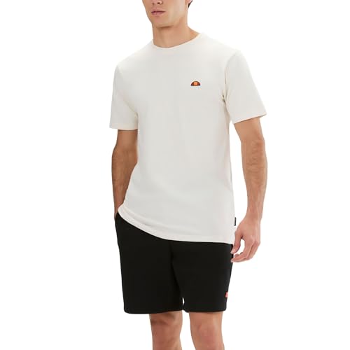 Ellesse Herren Cassica T-Shirt Kurzarm Cremefarben M EU