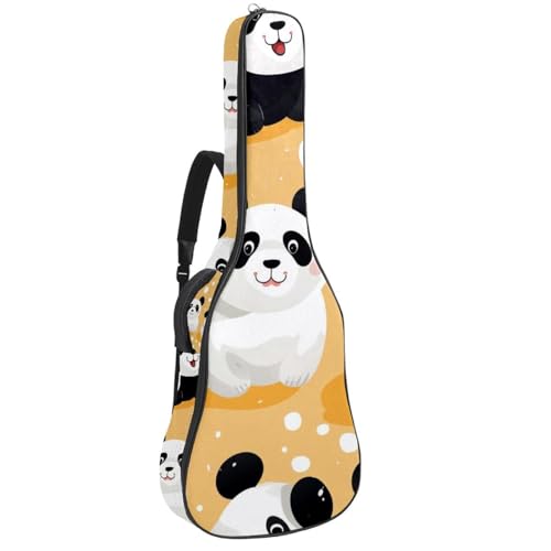Sac pour guitare avec poches panda pour transporter votre musique en toute liberté