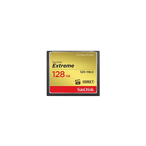 Sandisk 128Gb Extreme Compact Flash Memory Card, Transfer Speed Up To 120Mb/S - Bundle With Sandisk Extreme 128Gb Uhs-I Class 10 U3 V30 Sdxc Memory Card #TOP1