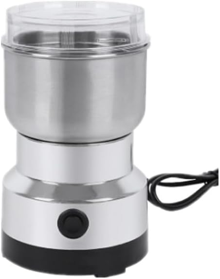 300g Grain Mill Grinder, 304 Stainless Steel Grain Mill High Speed Commercial Spice Grinder, Ultrafine Grain Household Flour Mill, Kitchen