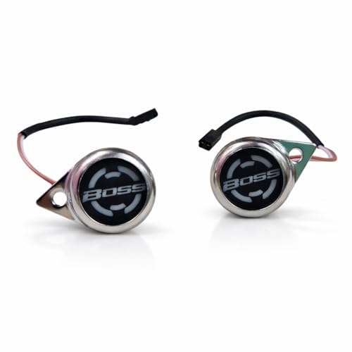 Image of BOSS LED Eyes Parking Light White Compatible with Royal Enfield Classic Standard Electra 350, 500 cc BS4, BS6 (2015 to 2021)