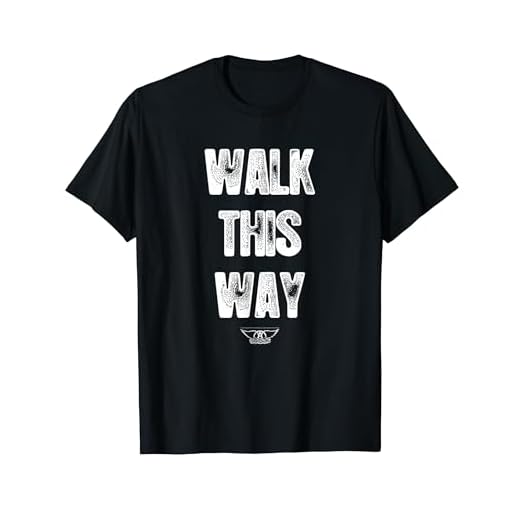エアロスミス-ウォーク・ディス・ウェイ・リリック Tシャツ