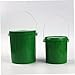 SKISUNO 2pcs Bait Box Lure Minnow Pail Baits Tackle Minnow Bucket with Aerator Battery Operated Container with Lid Live Worms Rod Bucket with Lid Convenient Green PVC